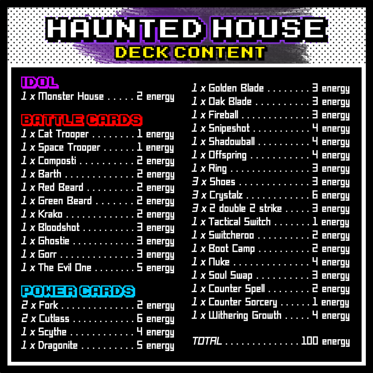 *NEW* IDOLS 2.2 [VS DECK] - HAUNTED HOUSE